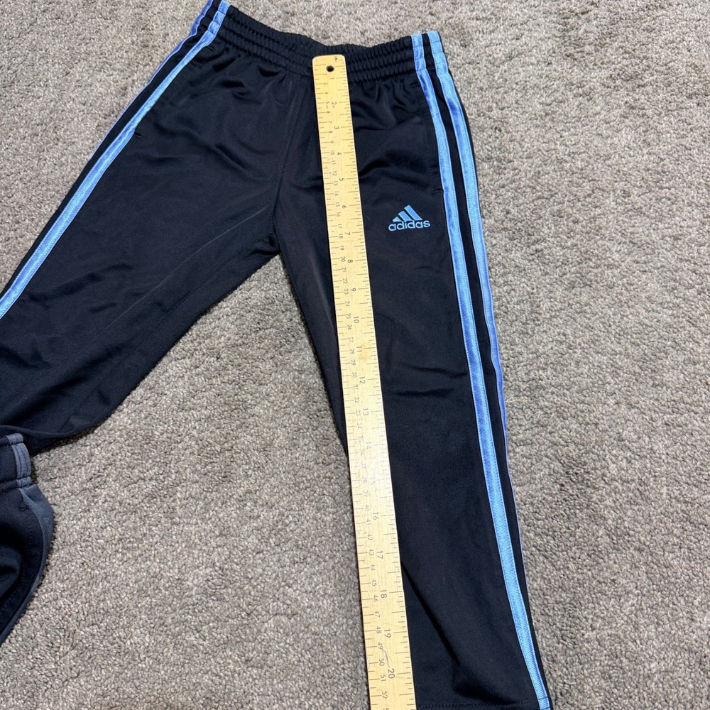 Nike Dri-FIT & Adidas Boys Track Pants Bundle Black Blue Yellow Size 4T 4/XS - Picture 2 of 6